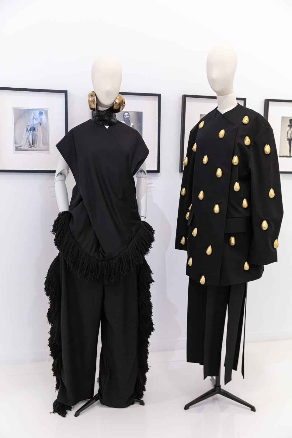 Looks from Luke Radloff's capsule shown at La Fondation Azzedine Alaïa.