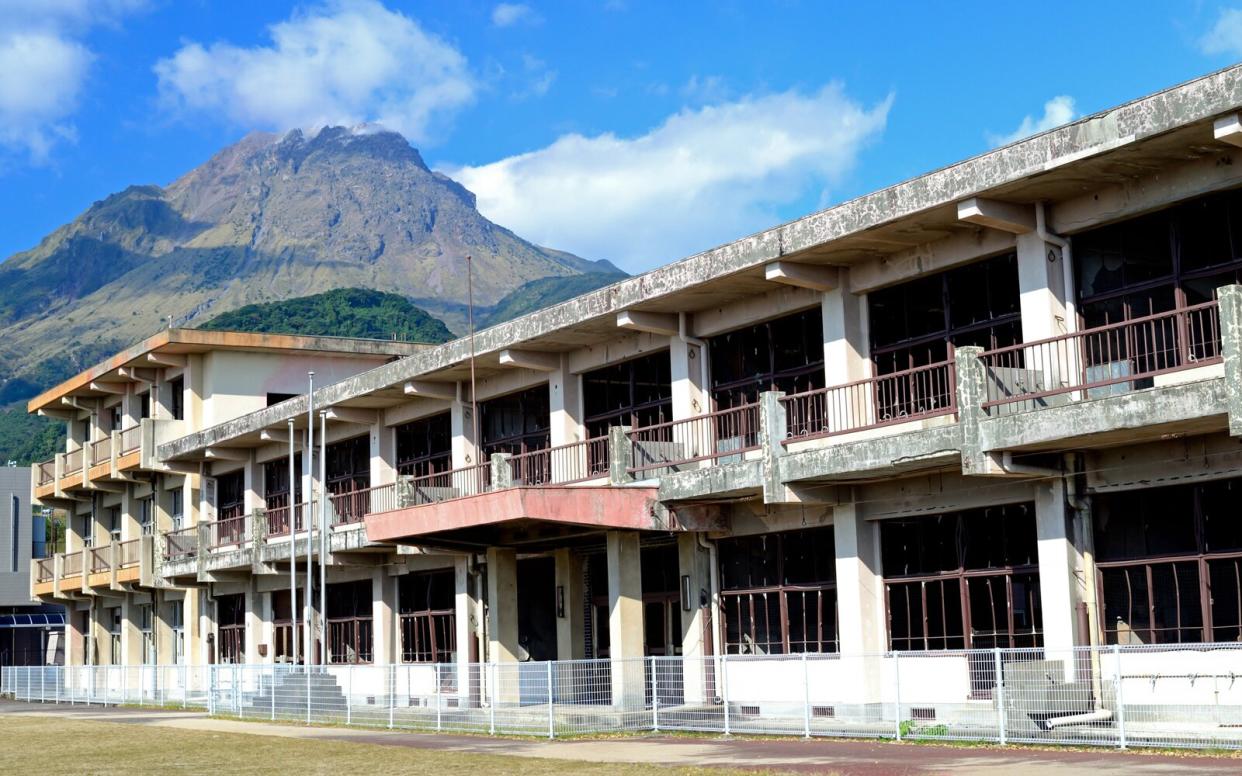 Closed school in Japan