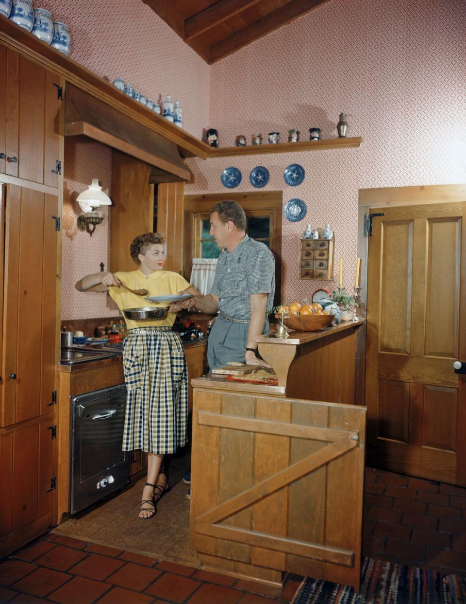 Esther Williams's Rustic Kitchen