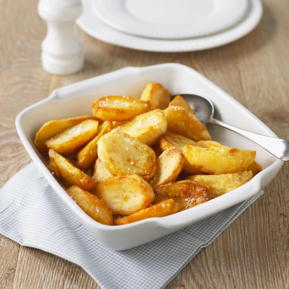 Behold the perfect roast potato. Photo: Getty