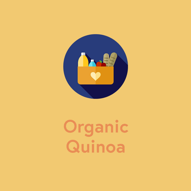 <p>"Quinoa is a great superfood," says Kimberly. "It's a gluten-free whole grain (well, technically a seed) with a slightly nutty flavor. It's high in protein and fiber, low in fat and has a low glycemic index. It also contains folic acid, magnesium, phosphorus, manganese and copper. You can pair it with anything—sliced avocado, salad, veggies and so on."</p>