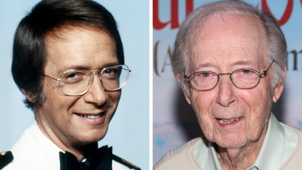 Bernie Kopell Left: 1970; Right: 2023