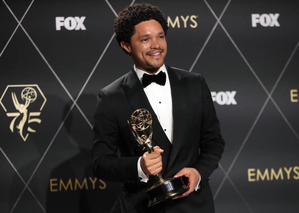 At January’s Emmy Awards, Trevor Noah won best talk series for “The Daily Show With Trevor Noah.” Next up: He’ll host the Grammy Awards.
