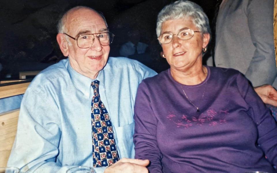 Mary Ledgard and her husband Barrie