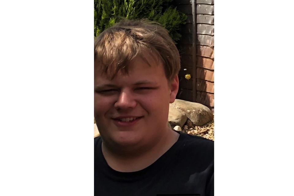 Harry Dunn, 19, was killed after his motorcycle collided with a vehicle that authorities said was driving on the wrong side of the road. (Photo: Northamptonshire Police)