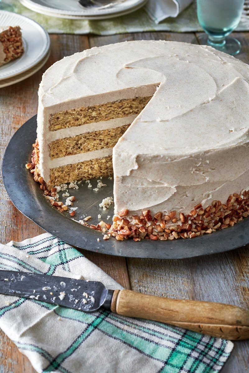 Butter Pecan Layer Cake with Browned Butter Frosting