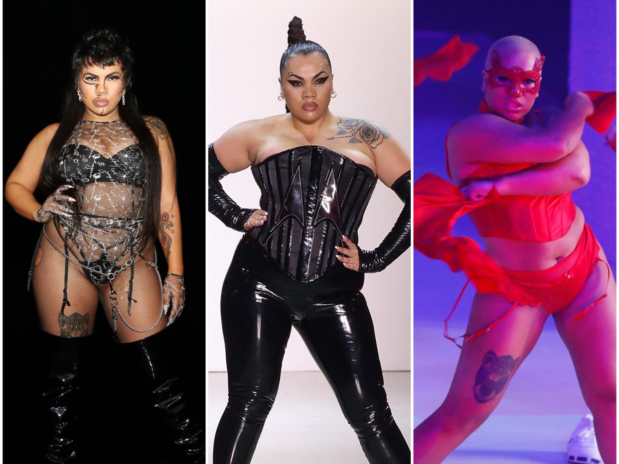 parris goebel attended Savage X Fenty Show Vol. 2 presented by Amazon Prime Video Show & BTS September 2020, walks New York fashion week February 2022, & walks Savage X Fenty Show 2019