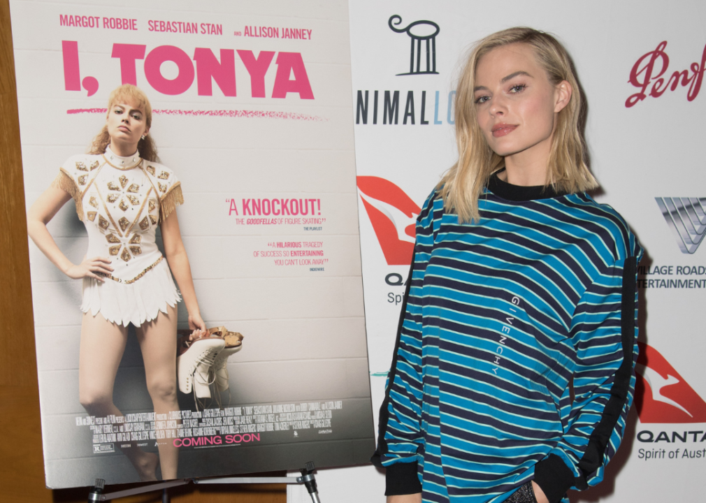Margot Robbie at a screening of "I, Tonya."
