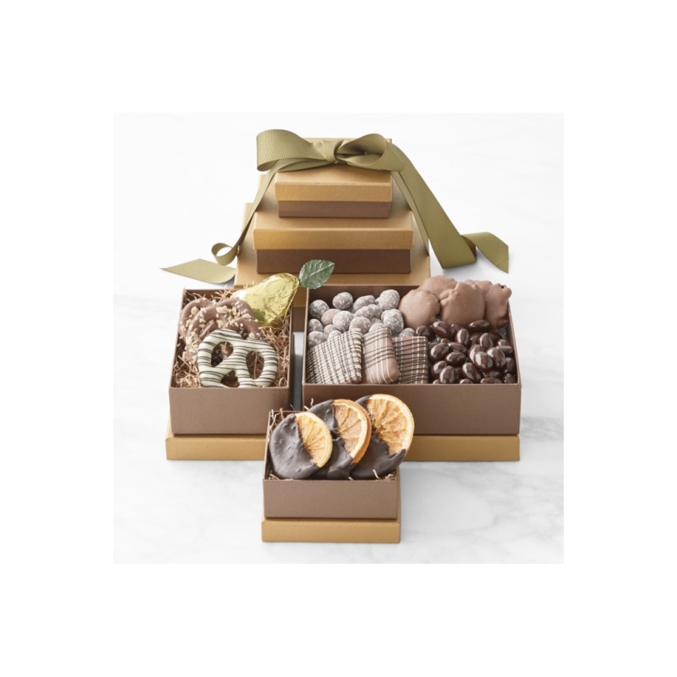 Manhattan Fruitier Chocolate Confections Gift Tower