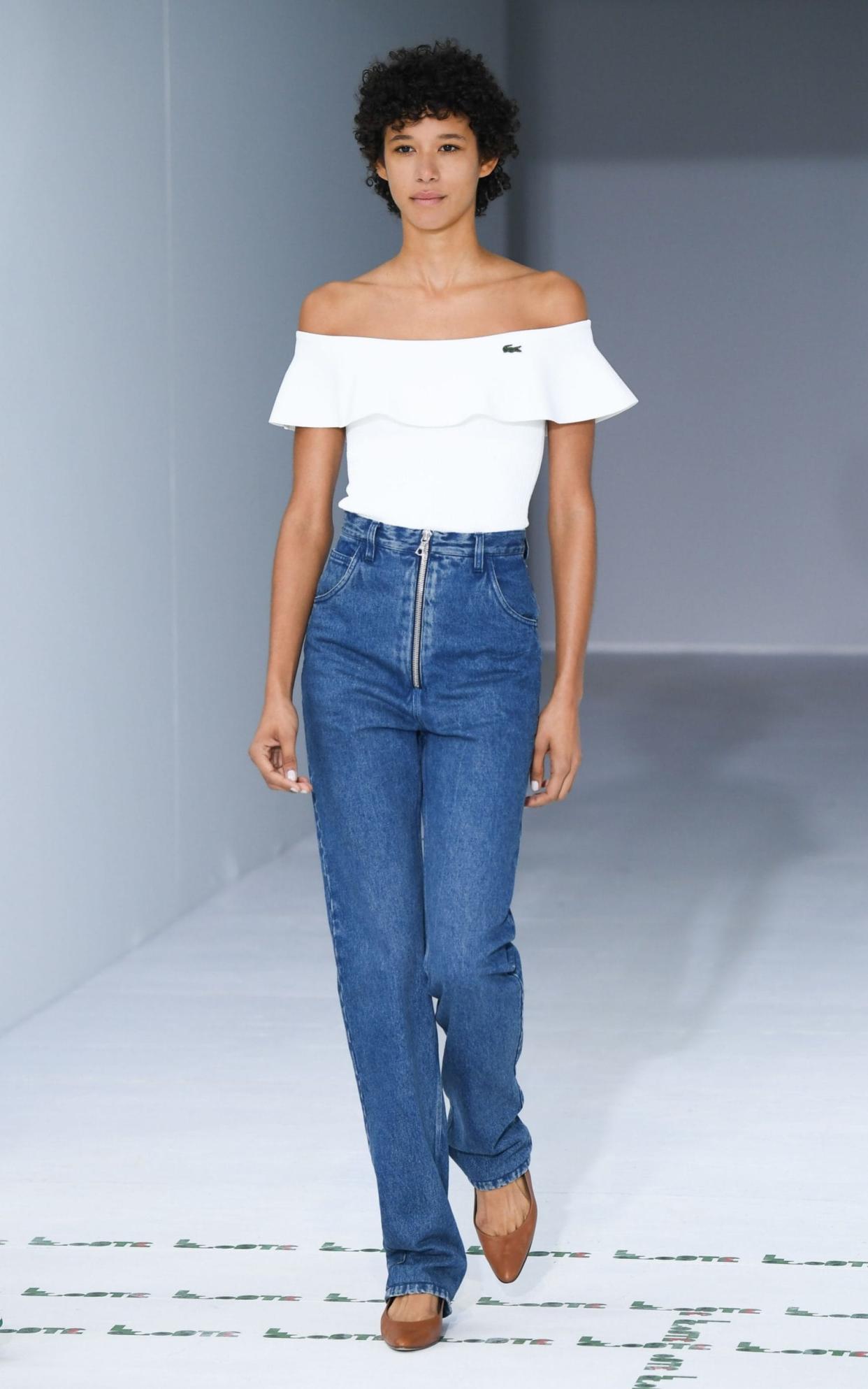 Lacoste's 'Mom' jeans for Spring/Summer 2018  - Corbis Entertainment