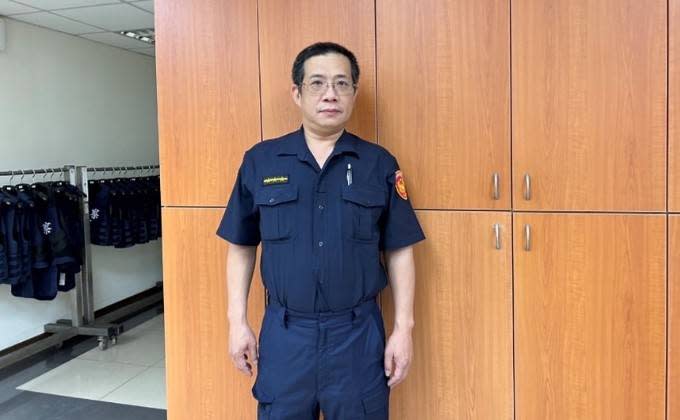 大同分局警備隊警員王崇權。(記者宋紹誠翻攝)