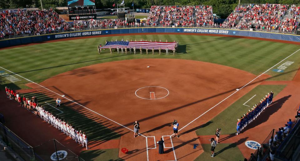 The NCAA will play softball regionals in Alabama, Arkansas and Tennessee, states that have recently passed legislation that effectively blocks transgender athletes from playing sports.