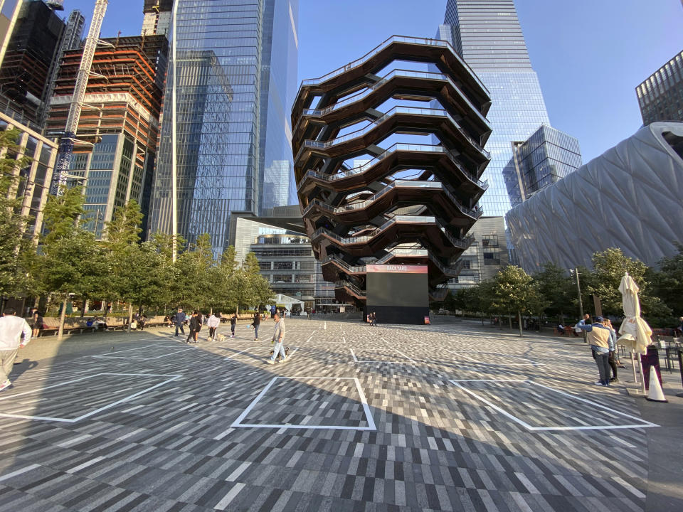 The Vessel at Hudson Yards in New York City. (STRF/STAR MAX/IPx)