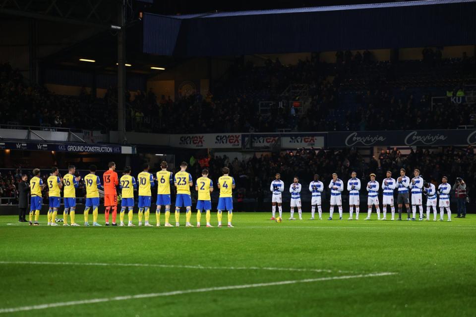 QPR and Stoke paid tribute to Terry Venables before kick-off (Getty Images)