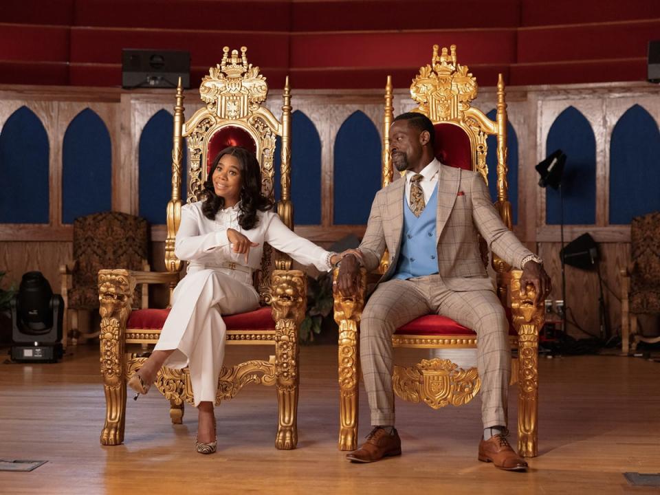 Regina Hall and Sterling K Brown in ‘Honk for Jesus. Save Your Soul.’ (Sundance London)