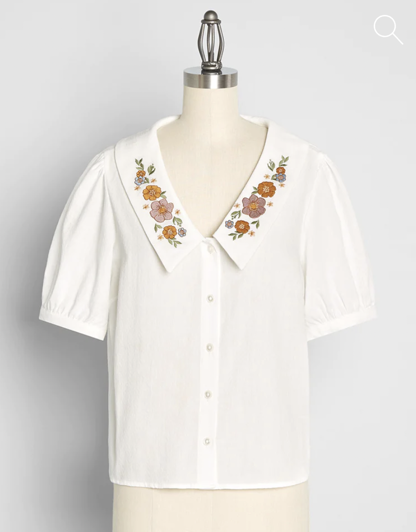 <p><a href="https://go.redirectingat.com?id=74968X1596630&url=https%3A%2F%2Fmodcloth.com%2Fproducts%2Fglimpse-of-the-garden-embroidered-blouse-wht&sref=https%3A%2F%2Fwww.seventeen.com%2Ffashion%2Fstyle-advice%2Fg22548712%2Fcute-fall-outfits%2F" rel="nofollow noopener" target="_blank" data-ylk="slk:Shop Now;elm:context_link;itc:0;sec:content-canvas" class="link ">Shop Now</a></p><p>Glimpse Of The Garden Embroidered Blouse</p><p>$34.99</p><p>modcloth.com</p>