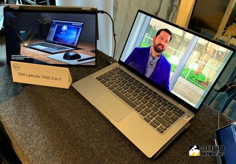 ▲Dell Latitude 7400 二合一商用筆電配備戴爾全新 ExpressSign-in 感測技術。（圖／廠商提供）