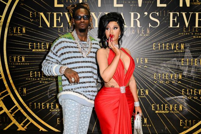 Cardi B and Offset Had a Fashionable Courtside Date Night