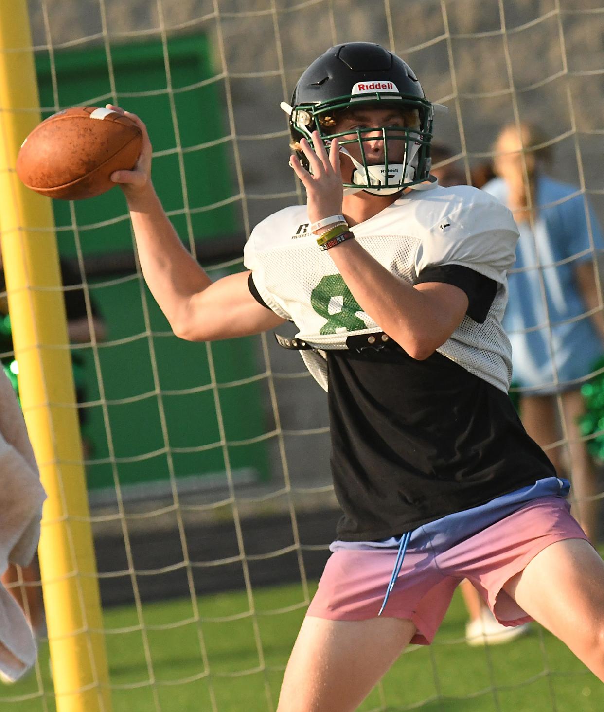 West Brunswick goes through drills Wednesday August 2, 2023 as area high school's kicked off football practice this week. KEN BLEVINS/STARNEWS