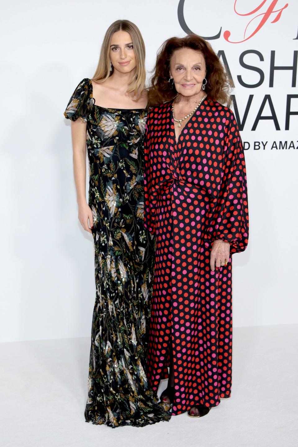 Talita von Fürstenberg and Diane Von Furstenberg attend the 2023 Council of Fashion Designers of America Fashion Awards at American Museum of Natural History on November 06, 2023 in New York City.