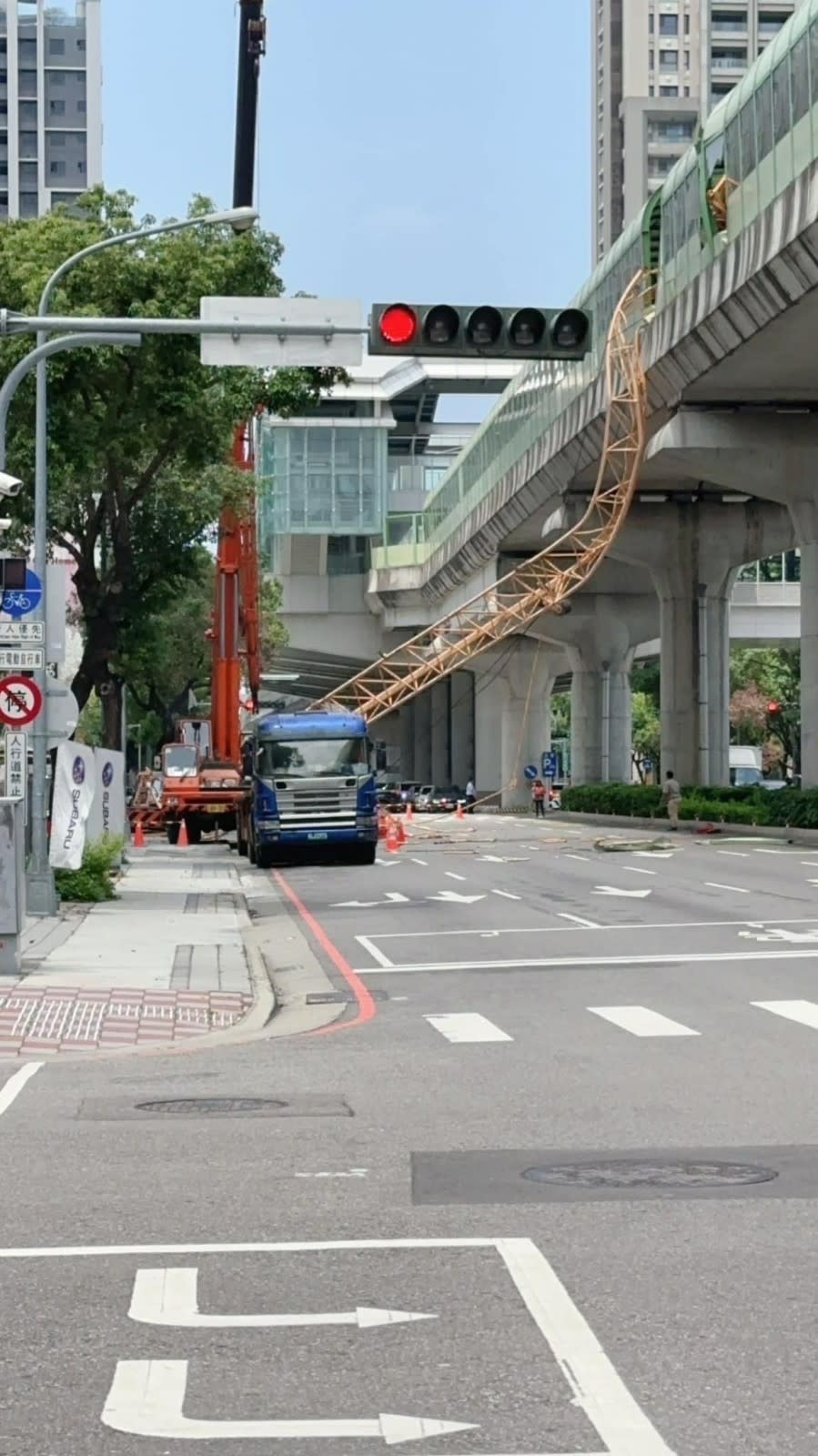 台中捷運工安意外，興富發判賠近2.25億給中市府與中捷公司。資料照片