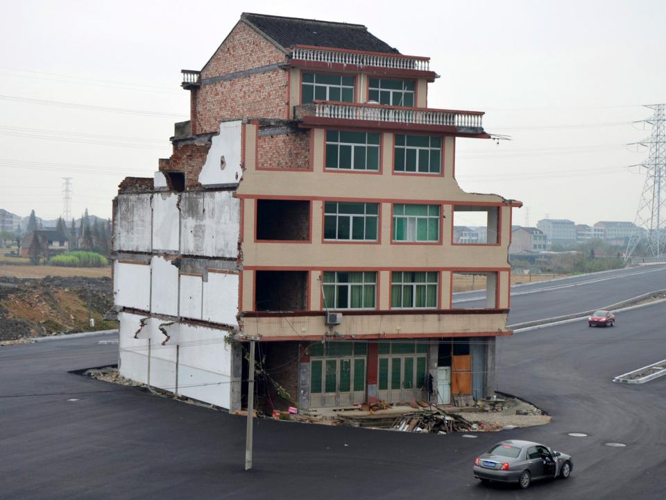 china nail house