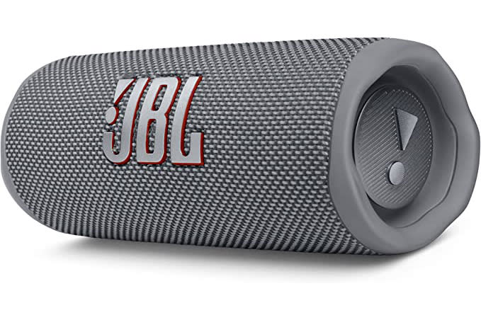 JBL Flip 6 Portable Bluetooth Speaker with 2-Way Speaker System and Powerful JBL Original Pro Sound, up to 12 Hours of Playtime - Grey. (Photo: Amazon SG)