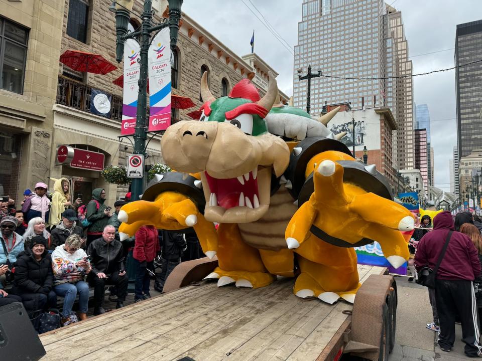 This year's parade saw the return of a giant Bowser from Nintendo's Super Mario Bros. franchise. 
