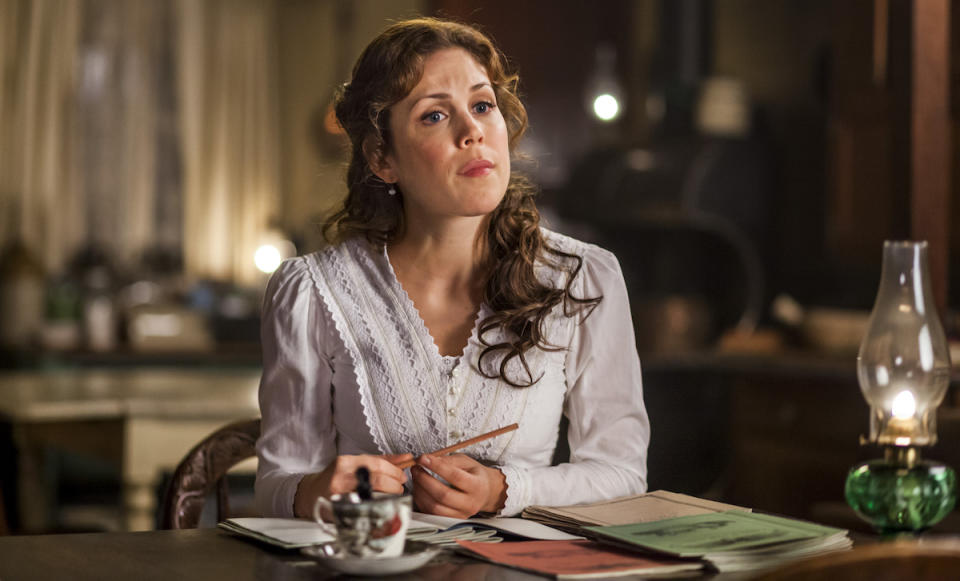 Erin Krakow in Season one of 'When Calls the Heart'