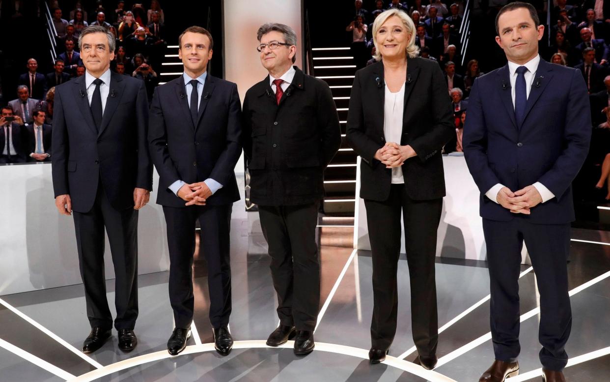 The top five French presidential candidates - REUTERS