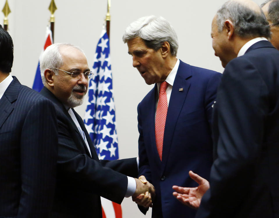 John Kerry and Mohammad Javad Zarif