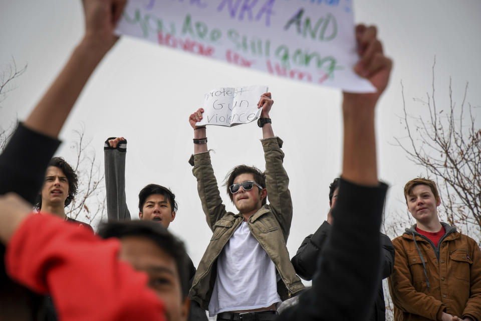 High school students across the U.S. protest gun violence