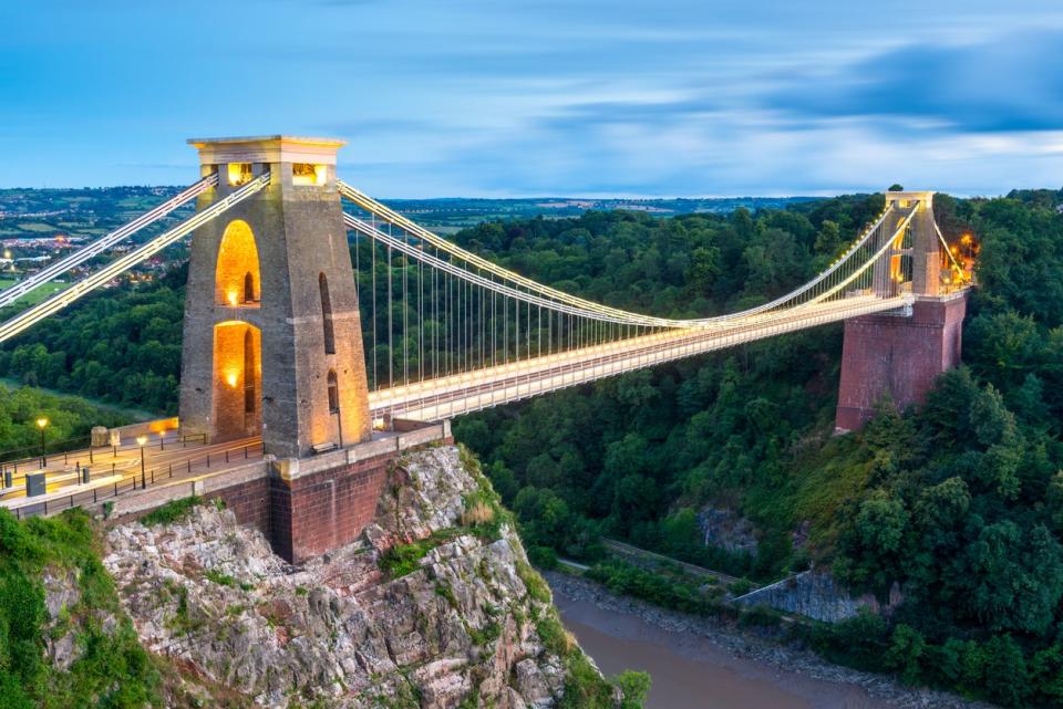 Clifton Suspension Bridge in BristolGetty/iStock