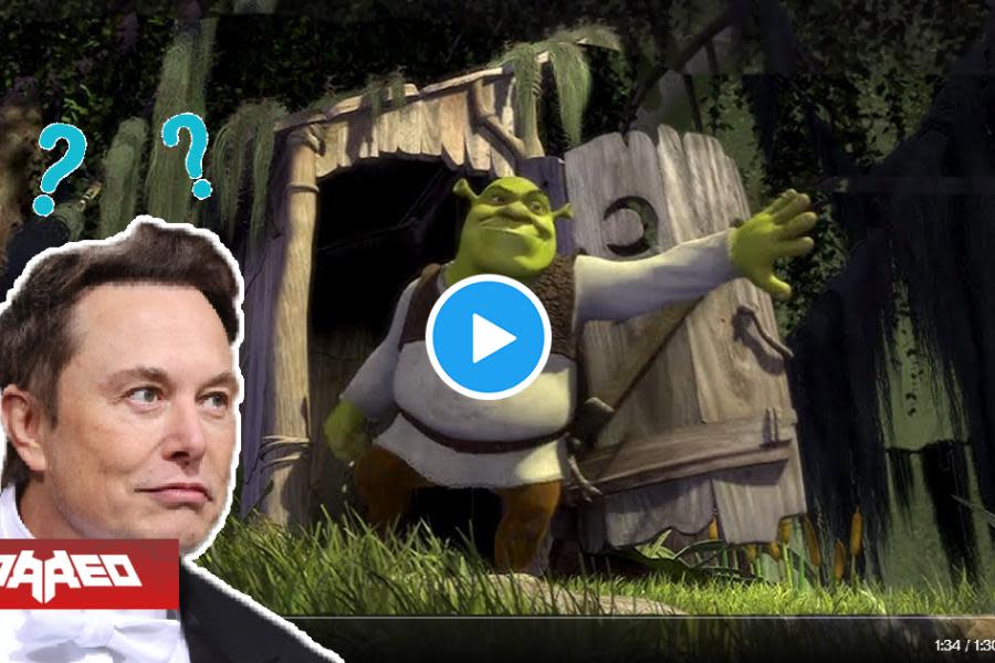 Elon Musk anuncia que verificados en TWITTER pueden subir videos de 2 horas y 8 GB y estos responden subiendo la película de Shrek en latino
