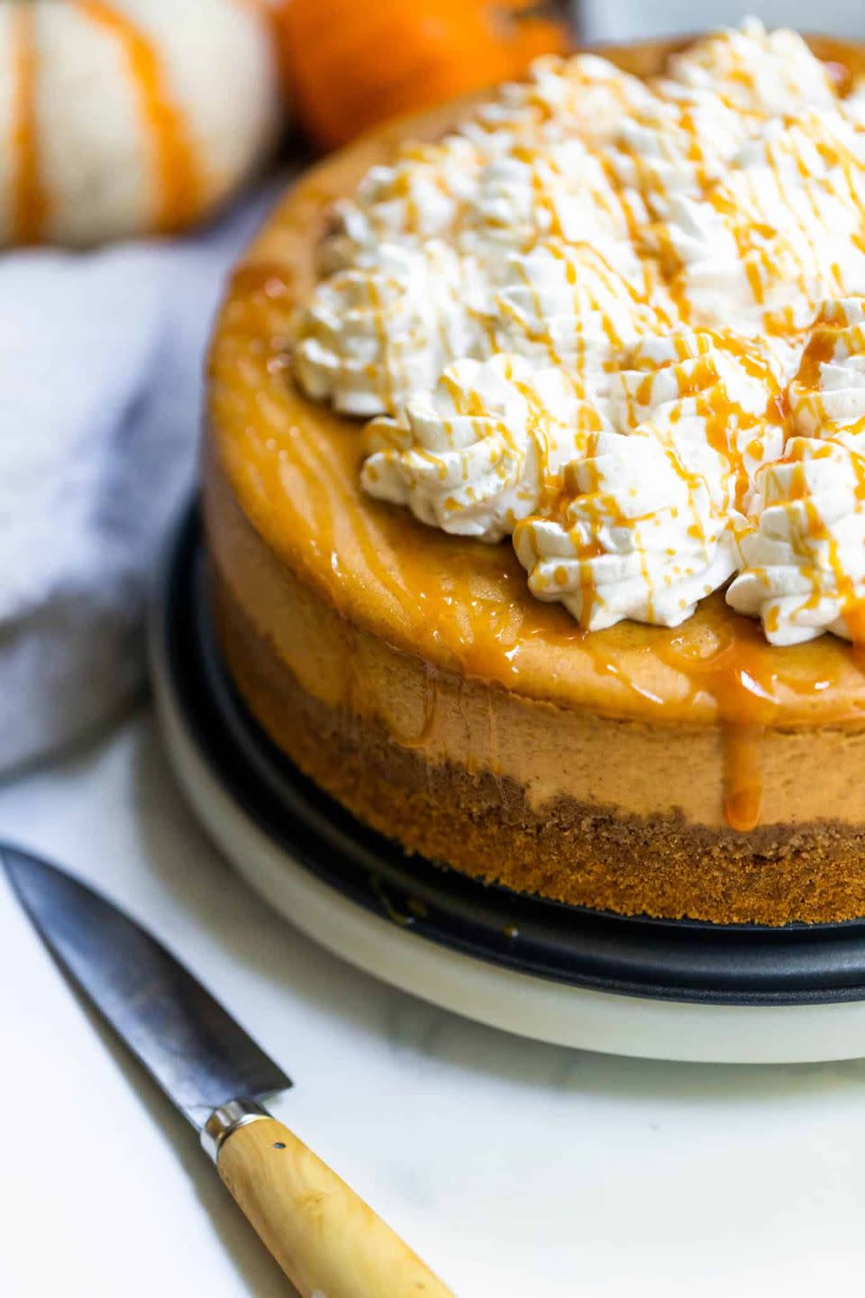 Pumpkin Caramel Cheesecake