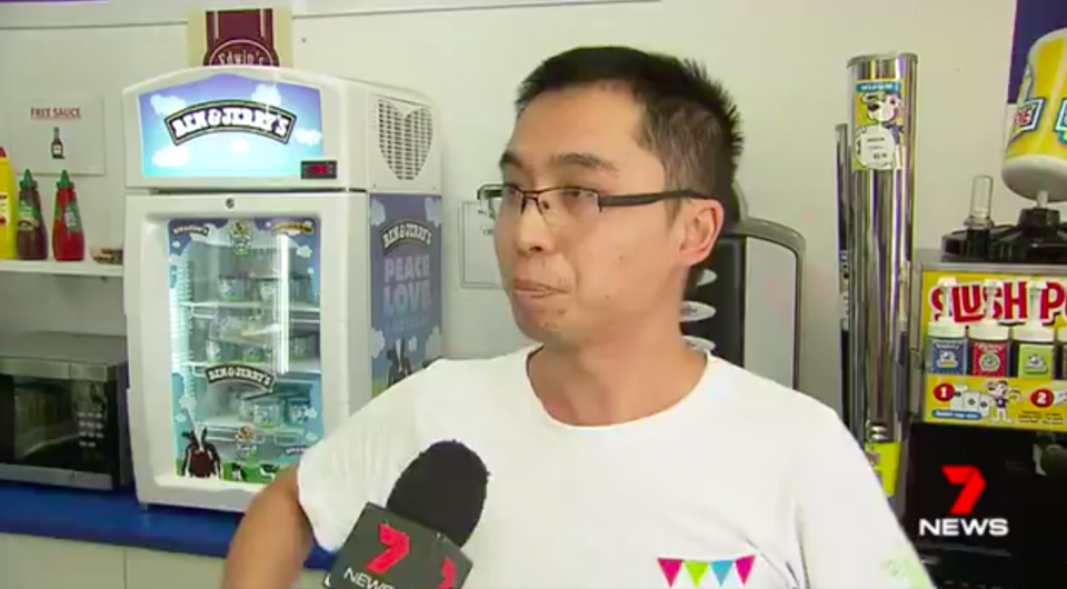 Chieng Xing has been charged for allegedly punching a teen thief. Source: 7News