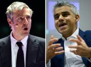 Conservative Party London mayoral candidate Zac Goldsmith (L) and opposition Labour party candidate Sadiq Khan have fought a bitter campaign against each other