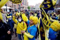 Europa League Final - Fans in Gdansk ahead of the Europa League final Villarreal v Manchester United