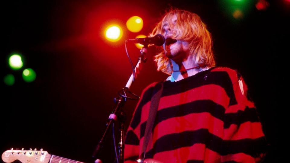 PHOTO: Kurt Cobain of Nirvana during a performance in New York. (Kevin Mazur/WireImage/Getty Images)