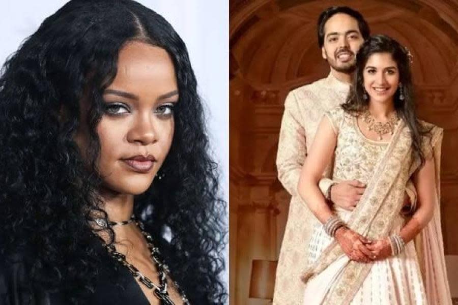 ¡Por 9 millones de dólares! Rihanna canta en boda del hombre más rico de la India