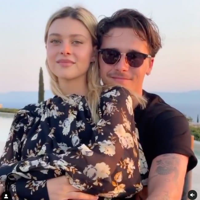 Brooklyn Beckham y Nicola Peltz credit:Bang Showbiz