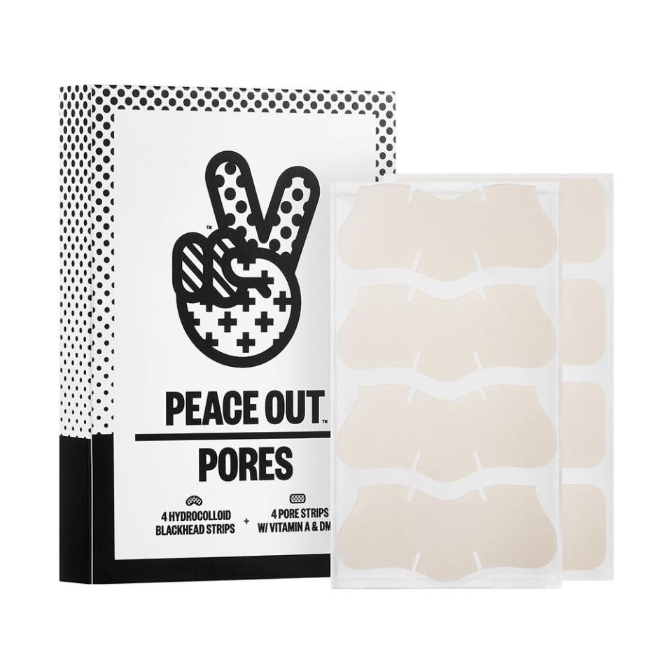 <p><a href="https://go.redirectingat.com?id=74968X1596630&url=https%3A%2F%2Fwww.sephora.com%2Fproduct%2Fpeace-out-pores-P428250&sref=https%3A%2F%2Fwww.bestproducts.com%2Fbeauty%2Fg683%2Fbest-blackhead-pore-strips%2F" rel="nofollow noopener" target="_blank" data-ylk="slk:Shop Now;elm:context_link;itc:0;sec:content-canvas" class="link ">Shop Now</a></p><p>Peace Out Pore Treatment Strips</p><p>$19.00</p><p>sephora.com</p>