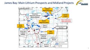 JB Main Lithium Prospects and MD Projects