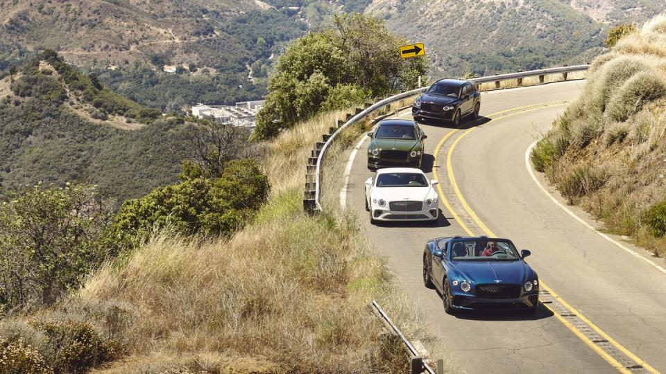 bentley flying spur with others