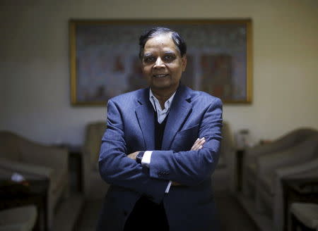 Arvind Panagariya, head of the government's main economic advisory body, poses for a picture after an interview with Reuters in New Delhi, India, January 18, 2016. REUTERS/Adnan Abidi