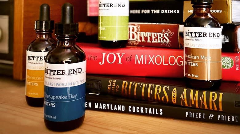 Bitter end bitters on books