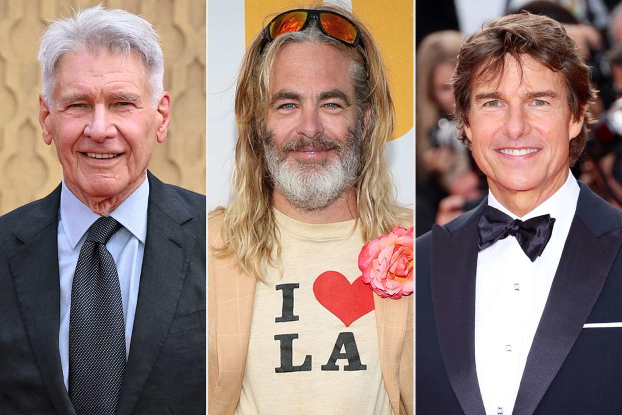 <p>Karwai Tang/WireImage; Monica Schipper/Getty; Daniele Venturelli/WireImage</p> From Left: Harrison Ford, Chris Pine and Tom Cruise