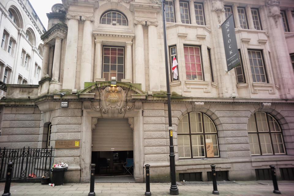  The former Manchester Stock Exchange that became a boutique hotel. (Getty)