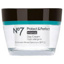 <p>Looking to merge your SPF with your moisturizer? If pairing down your routine is of interest, we've had nothing but lovely experiences with No.7 Protect & Perfect Intense Day Cream SPF 15. With its gel-like consistency, the product works to minimize the appearance of wrinkles. My forehead and smile lines are already excited. </p> <p>$18 | <a rel="nofollow noopener" href="http://click.linksynergy.com/fs-bin/click?id=93xLBvPhAeE&subid=0&offerid=462042.1&type=10&tmpid=19902&RD_PARM1=http%3A%2F%2Fwww.target.com%2Fp%2Fno7-protect-perfect-intense-day-cream-spf-15-1-69-fl-oz%2F-%2FA-14496939%3Flnk%3Drec%7Cpdpipadh1%7Crelated_prods_vv%7Cpdpipadh1%7C14496939%7C0&u1=daycreams" target="_blank" data-ylk="slk:SHOP IT;elm:context_link;itc:0;sec:content-canvas" class="link ">SHOP IT</a></p>