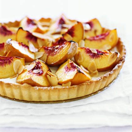 Peach and Sour Cream Tart